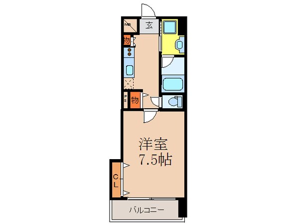 ア－バネックス江坂公園の物件間取画像